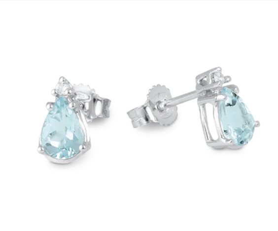 Orecchini Demetra Donna Diana in Oro Acquamarina 1.30 Ct 9K.028.D.130.004.W - 9K.028.D.130.004.W